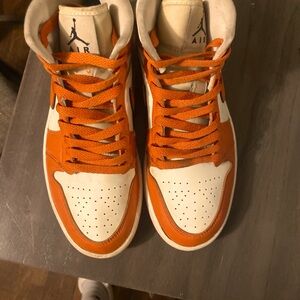 jordan 7.5 white and orange